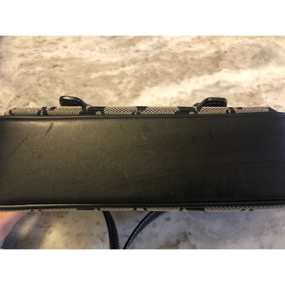 Coach Taupe & Black Classic Monogram Cross Body - Picture 8 of 14